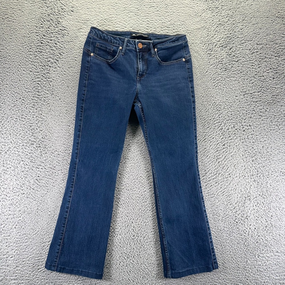 Lee Riders Jeans Womens 10P Blue Cotton Denim Bootcut Leg Slim‎ Shape Illusions